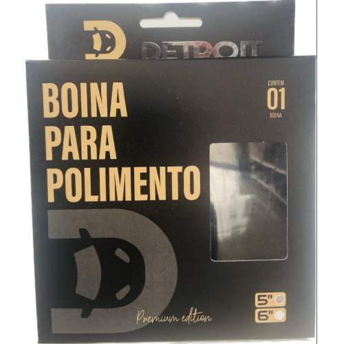 BOINA 5POL PRETO LUSTRO DETROIT