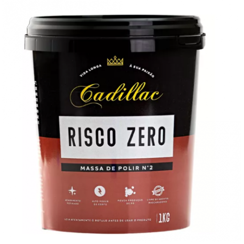 RISCO ZERO MASSA DE POLIR N2 CADILLAC 01 KG