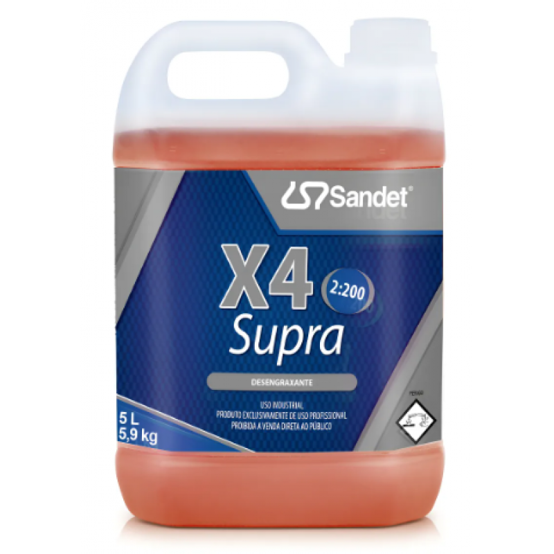 X4 SUPRA DESENGRAXANTE 5 LITROS SANDET