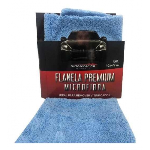 FLANELA PREMIUM MICROFIBRA CORTE LAZER AUTOAMERICA 40X40