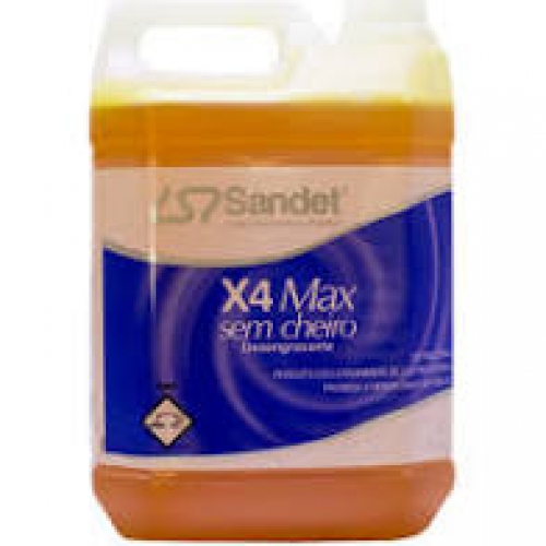 X4 MAX SEM CHEIRO DESENGRAXANTE 5 LTS SANDET