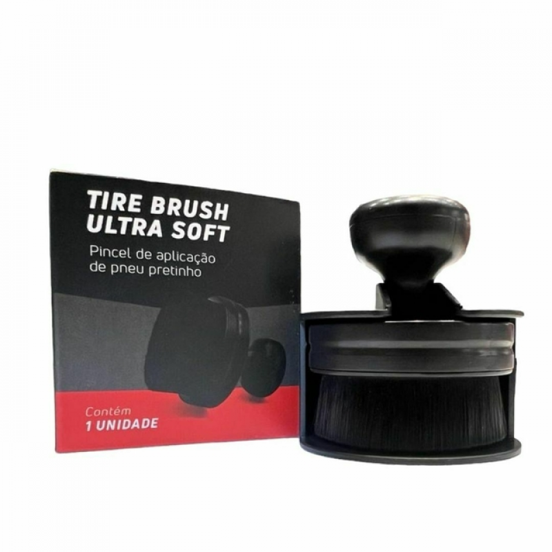 APLICADOR DE PNEU PRETINHO TIRE BRUSH ULTRA SOFT AUTO CRAZY
