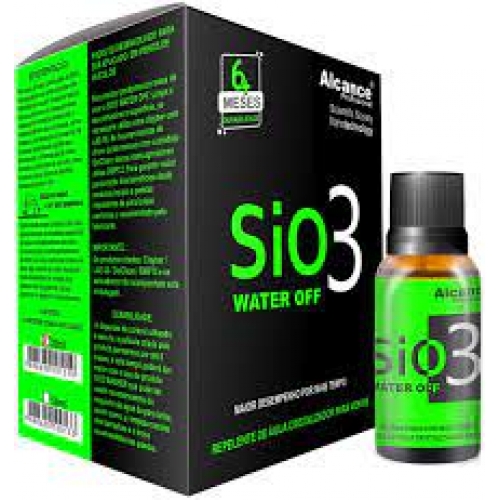 SIO3 WATER OFF 20ML CRISTALIZADOR DE VIDROS ALCANCE