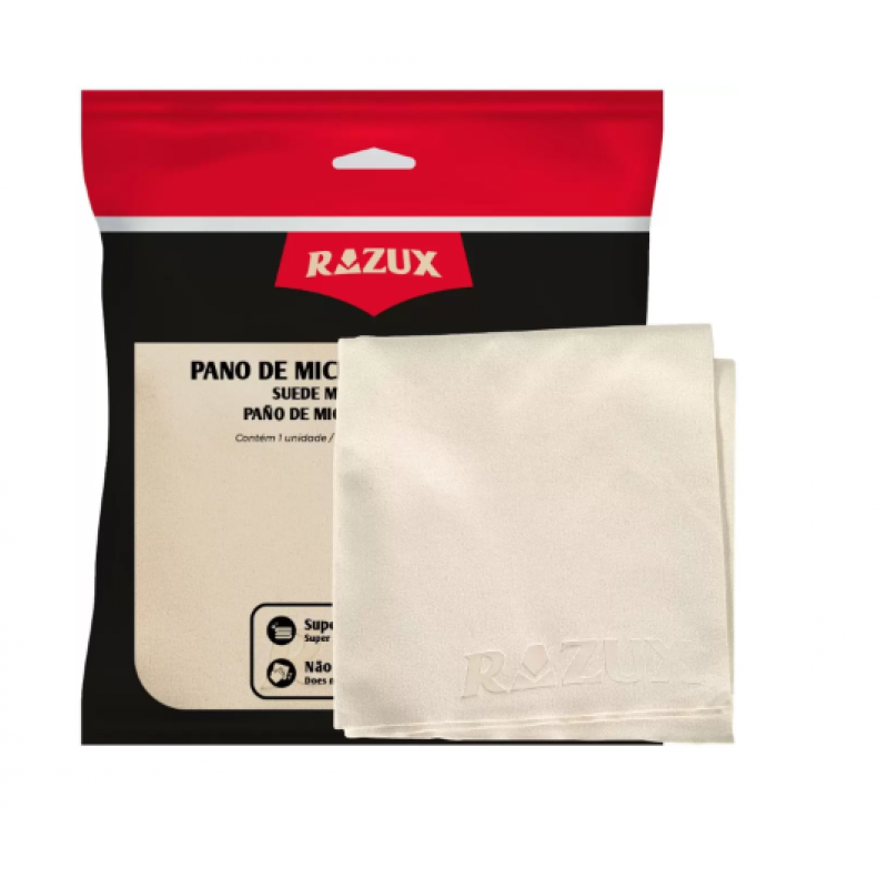 PANO DE MICROFIBRA SUEDE RAZUX 30X30