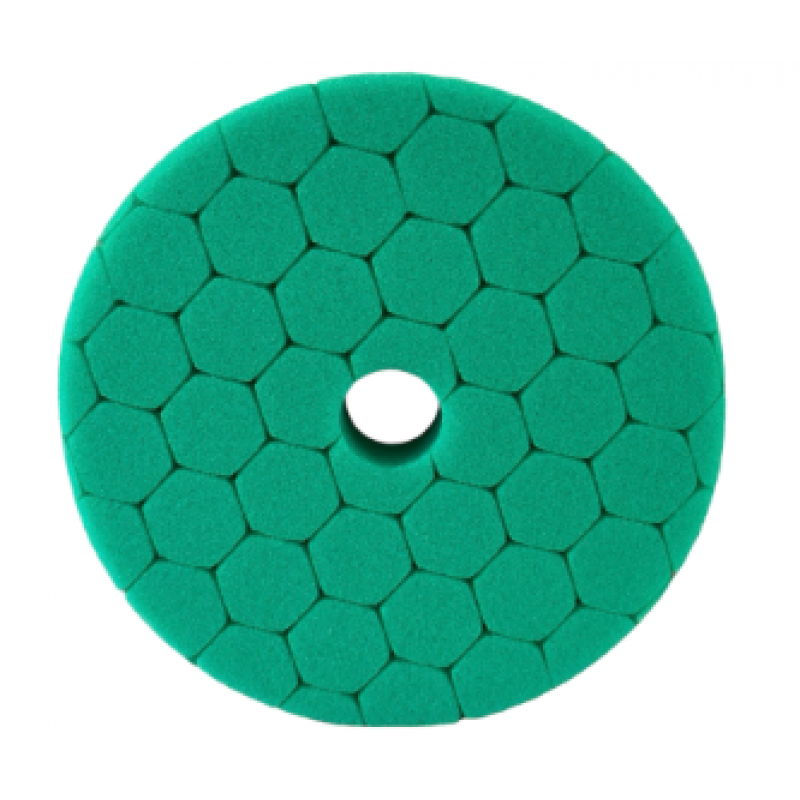 BOINA DE ESPUMA HEXA BUFF LUSTRO VERDE 5 POL AUTO CRAZY