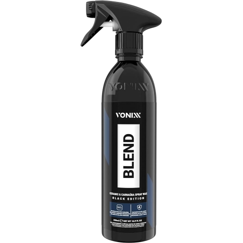 BLEND CARNAUBA SILICA BLACK SPRAY WAX 500ML VONIXX