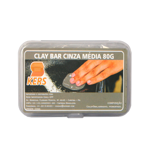 CLAY BAR CINZA MEDIA 80G
