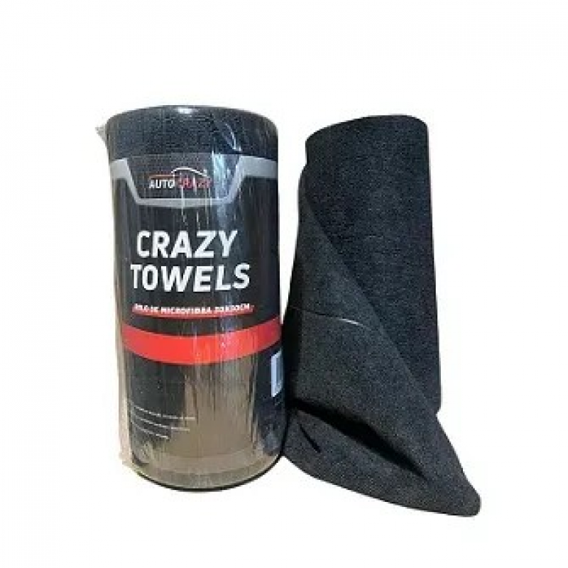 ROLO DE MICROFIBRA CRAZY TOWEELS 30X30CM 260GSM AUTO CRAZY