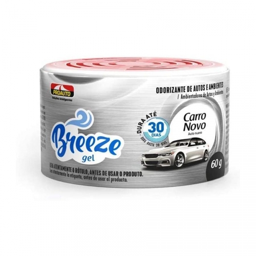 ODORIZANTE BREEZE GEL CARRO NOVO 60G