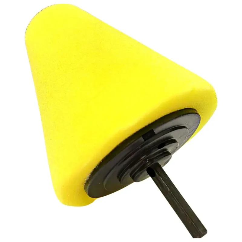 CONE DE POLIMENTO DE RODAS E CANTOS 80MM AMARELO MEDIO SIGMA TOOLS