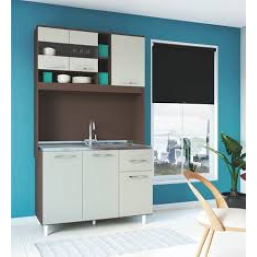 COZINHA MDP 1,20 LORENA S/FUNDO - DAMASCO/AREIA