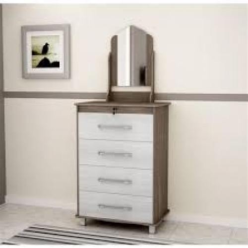 COMODA ALICE - CASTANHO/TEKA BIANCO