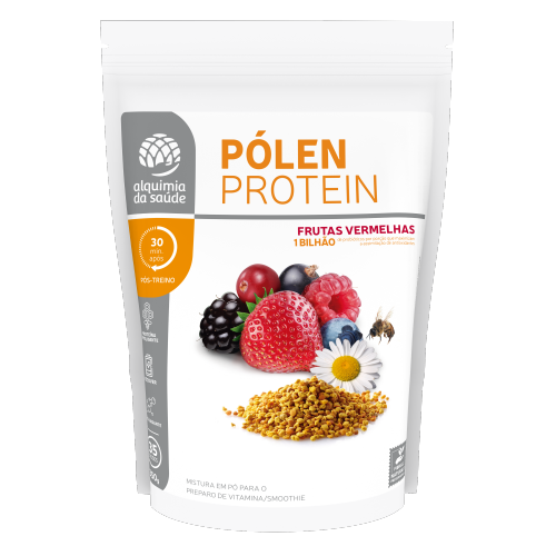 POLEN PROTEIN FRUTAS VERMELHAS (350G) ALQUIMIA DA SAUDE