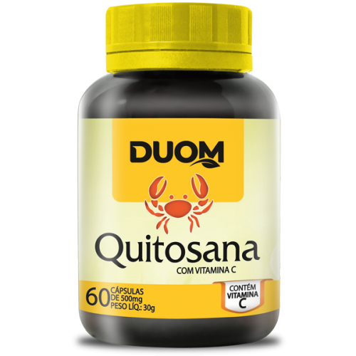 QUITOSANA C/VITAMINA C 500MG (60 CAPSULAS) DUOM