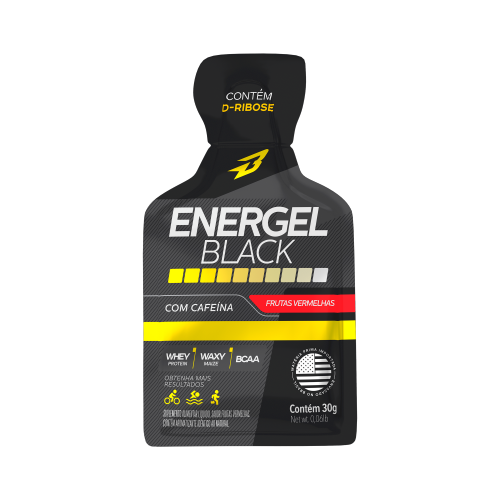 ENERGEL BLACK FRUTAS VERMELHAS SACHE (30G) BODYACTION