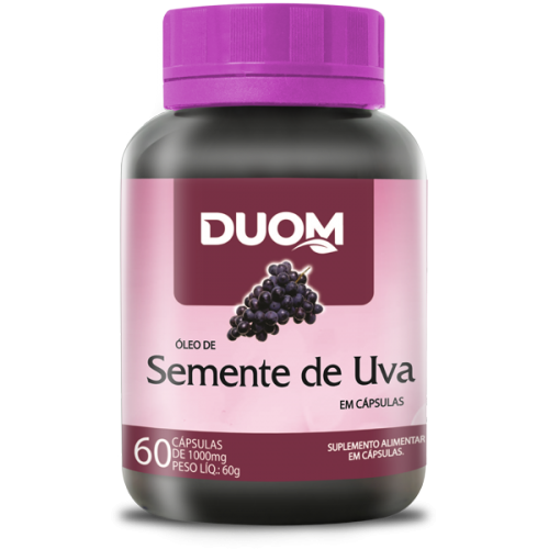 OLEO DE SEMENTE DE UVA (60 CAPSULAS) DUOM