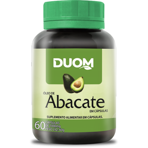 OLEO DE ABACATE 1000MG (60 CAPSULAS) DUOM