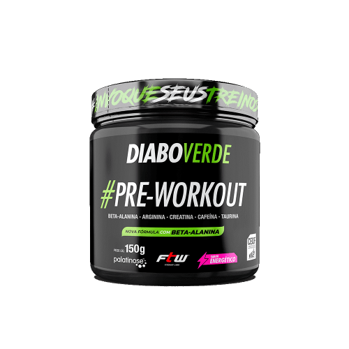 DIABO VERDE PRE-WORKOUT ENERGETICO (150G) FTW
