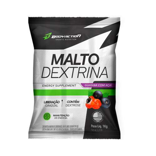 MALTODEXTRINA GUARANA e ACAI (1KG) BODYACTION