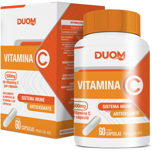 VITAMINA C 500MG (60 CAPSULAS) DUOM