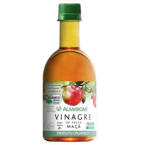 VINAGRE DE MACA ORGANICO 4% (400ML) ALMAROMI