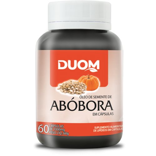 OLEO DE SEMENTE DE ABOBORA 1000MG (60 CAPSULAS) DUOM