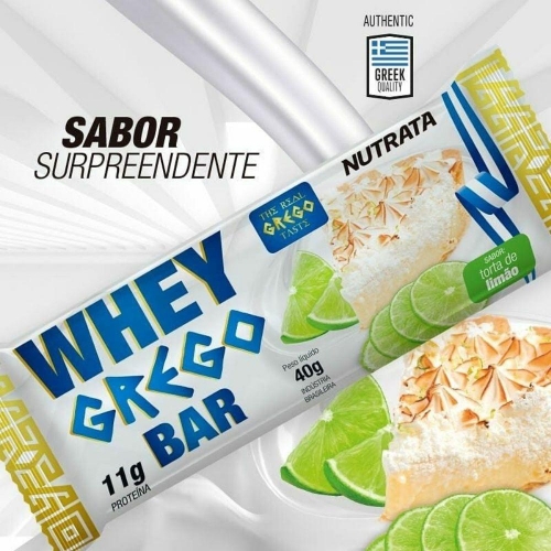 WHEY GREGO BAR TORTA DE LIMAO (40G) NUTRATA