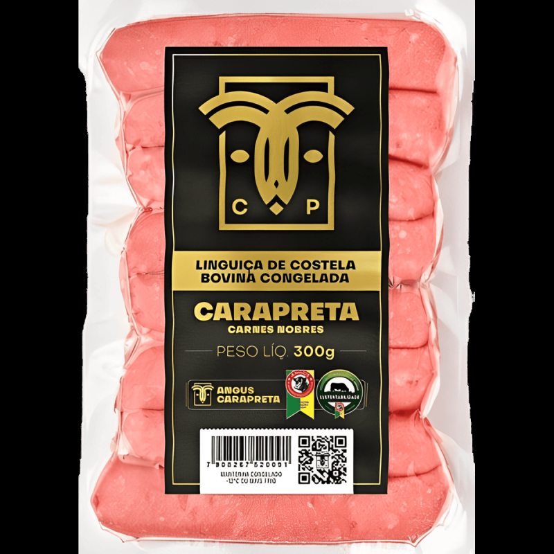 LINGUICA COSTELA  ANGUS CARA PRETA 300G
