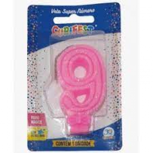 VELA SUPER ROSA N°9