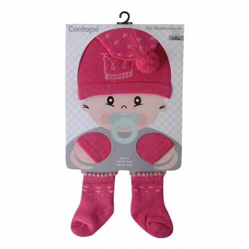 KIT MATERNIDADE COM POM POM