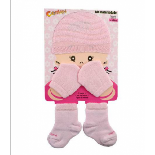 KIT MATERNIDADE BASICO ROSA