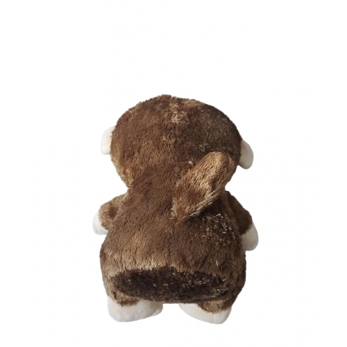 Pelúcia Macaco Almofada Animal Macaquinho Infantil Fofo 20Cm