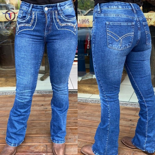 CALÇA FEMININA TASSA DESTROYED REF4883