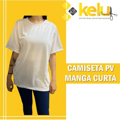 CAMISETA POLIVISCOSE BRANCA