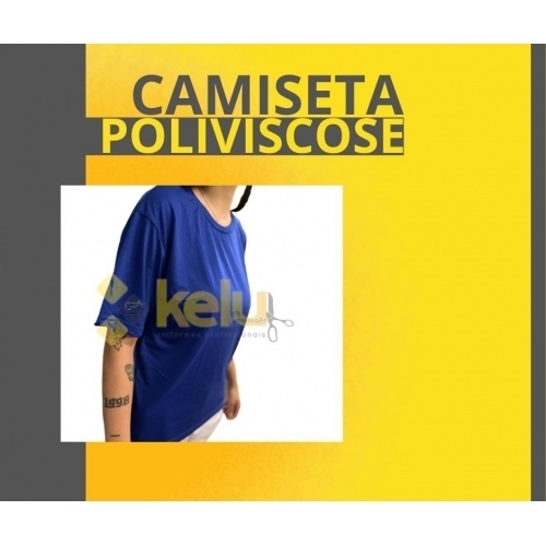 CAMISETA POLIVISCOSE COLORIDA