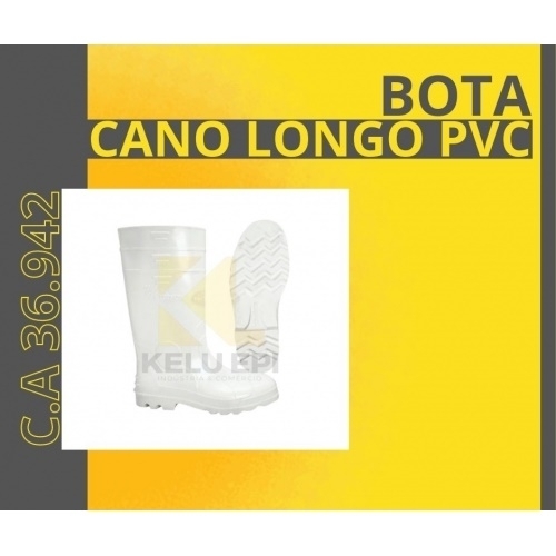 BOTA DE PVC CANO LONGO